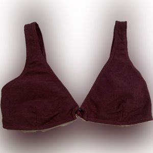 Plum Bathing Suit Top
